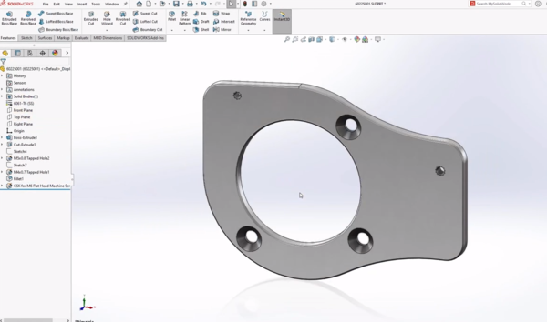 SOLIDWORKS 2025增强了销钉连接
