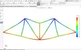 SOLIDWORKS simulation 2020横梁的热载荷